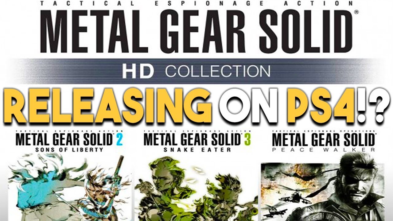 Metal Gear Solid Hd Collection Ps4